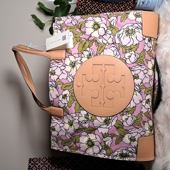 Tory Burch NWTs  Ella Printed Tote - Picture 1 of 15